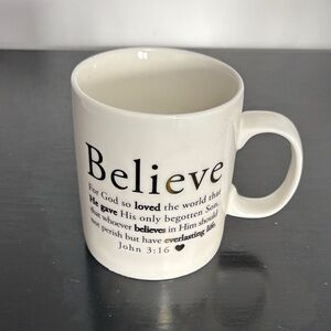 Angels White Believe Mug
